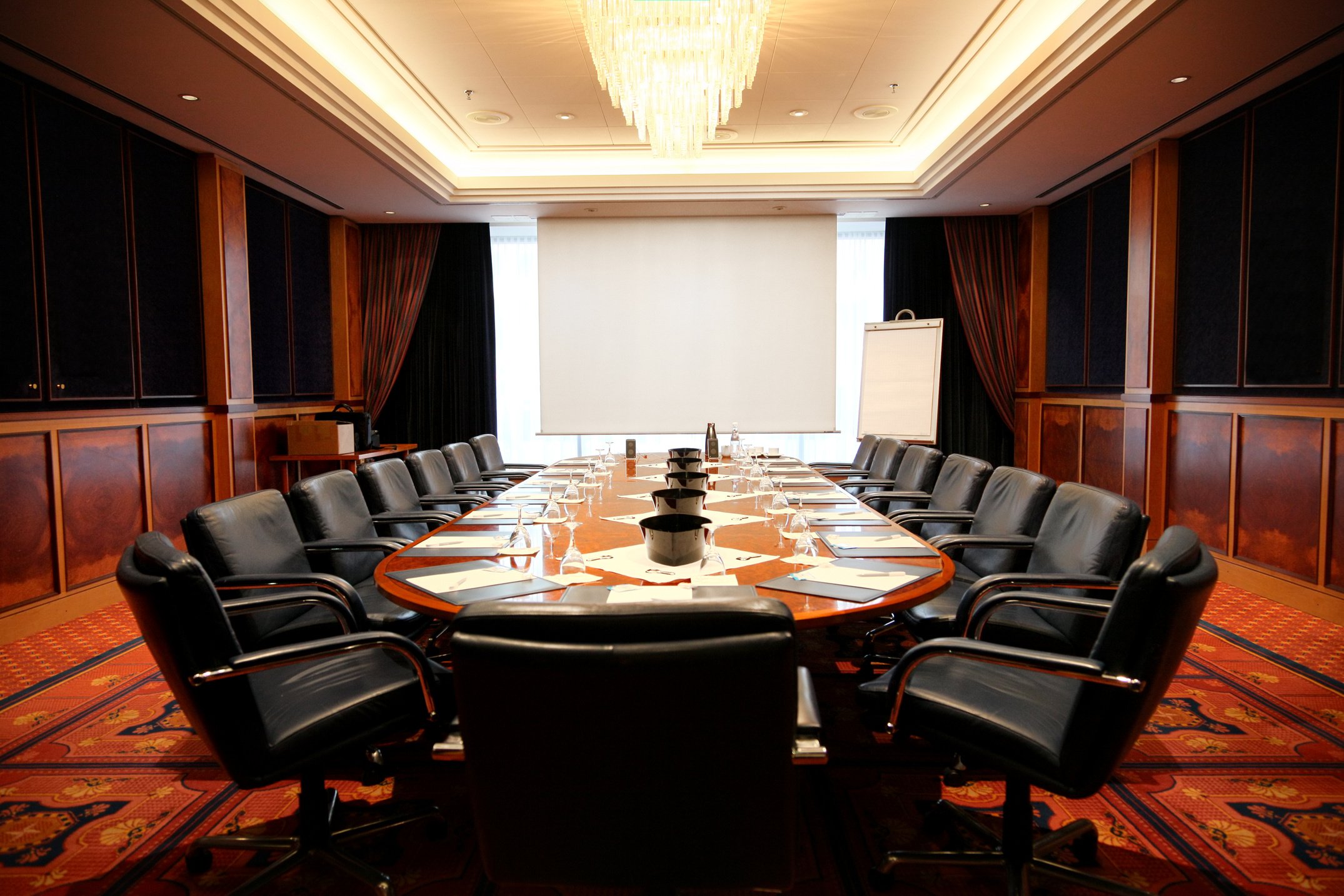 empty board room